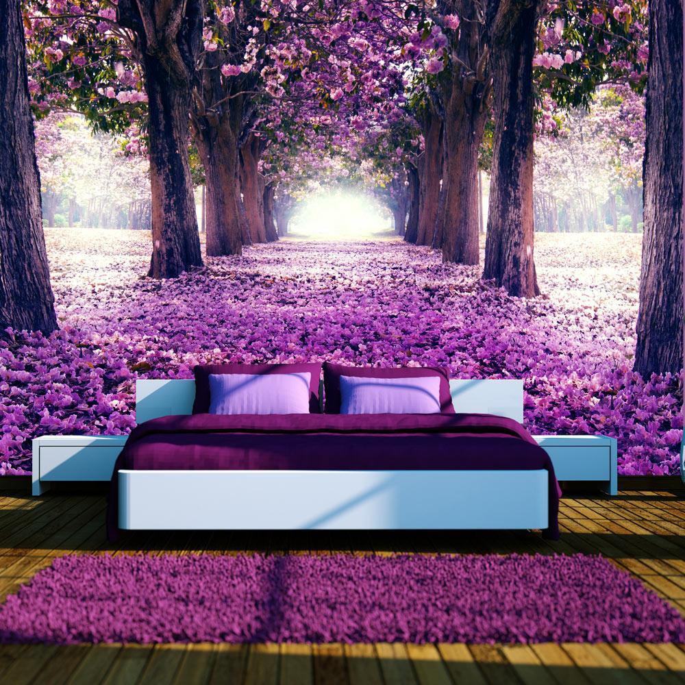 Peel and stick wall mural - Flower road-TipTopHomeDecor