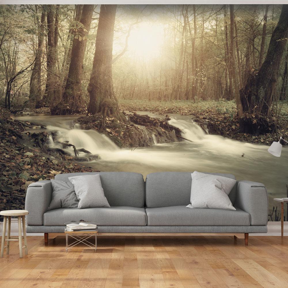Peel and stick wall mural - Forest Cascade-TipTopHomeDecor