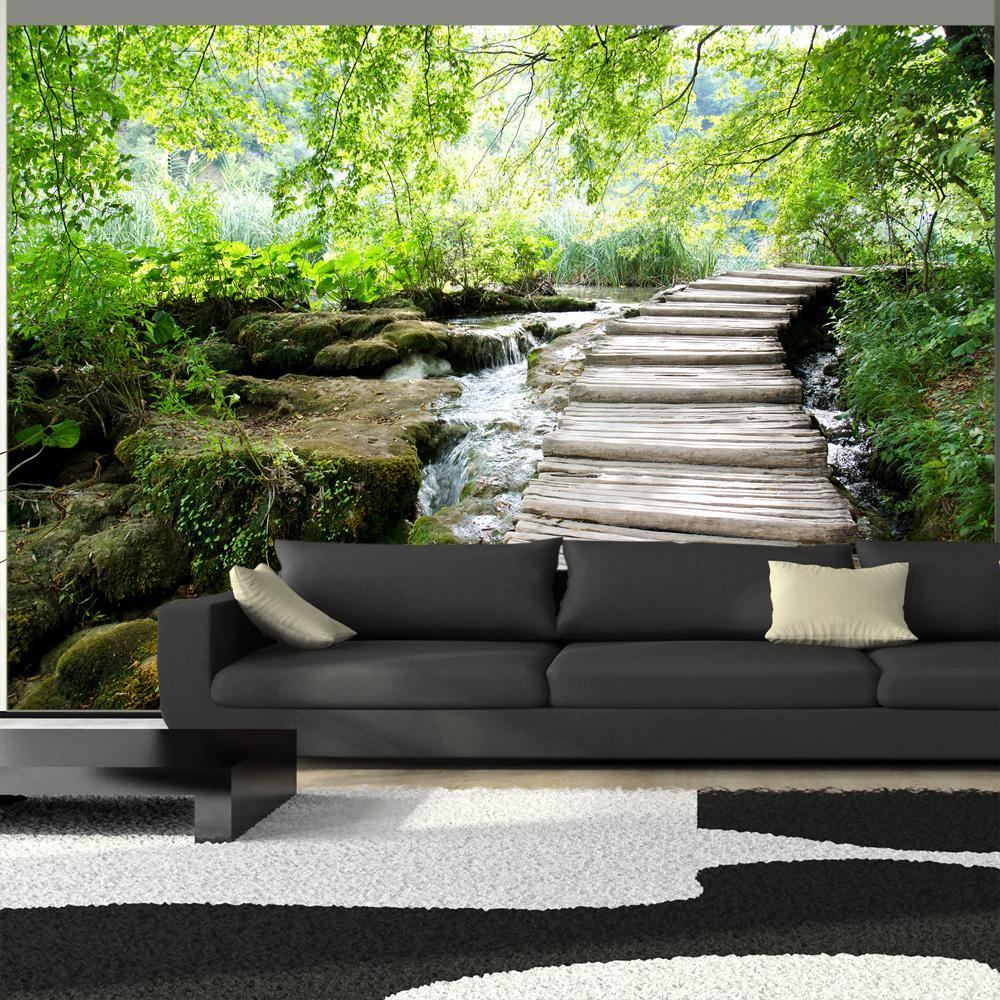 Peel and stick wall mural - Forest path-TipTopHomeDecor