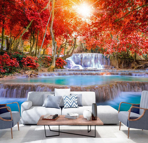 Peel and stick wall mural - Nature's Magic-TipTopHomeDecor