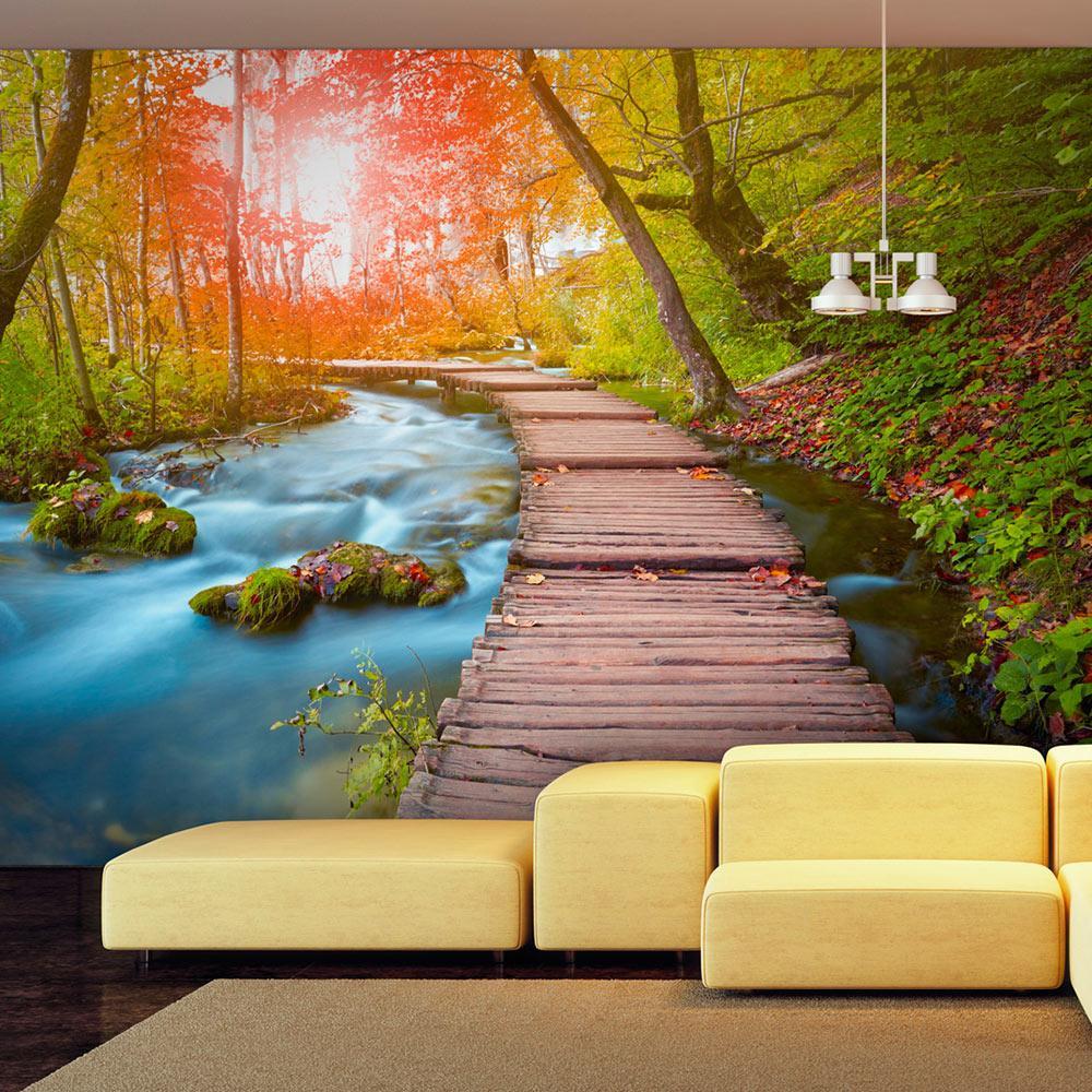 Peel and stick wall mural - Oasis of peace-TipTopHomeDecor