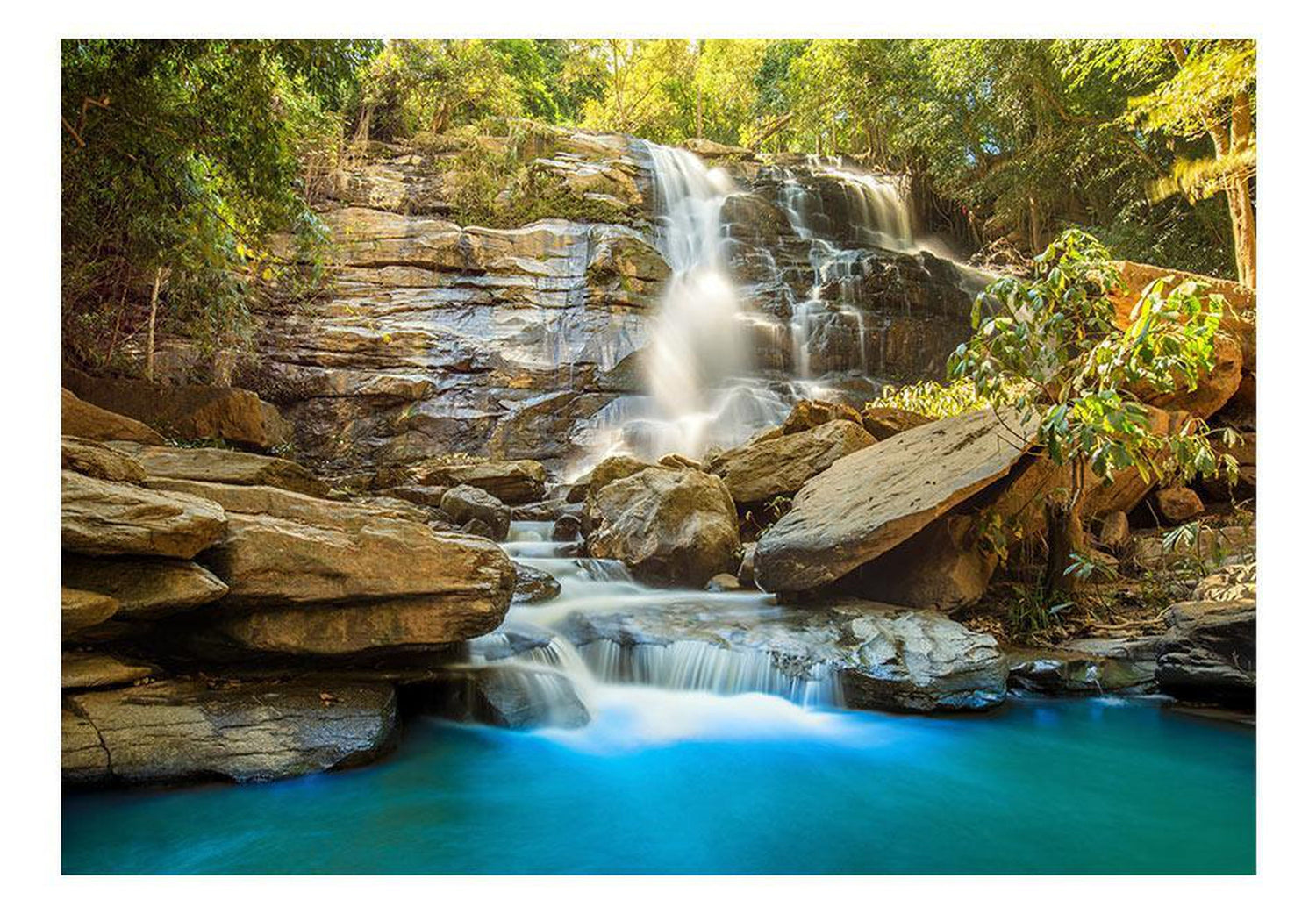 Peel and stick wall mural - Waterfall in Chiang Mai, Thailand-TipTopHomeDecor