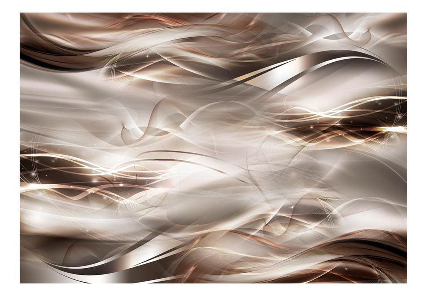 Peel and stick wall mural - Umber Waves-TipTopHomeDecor