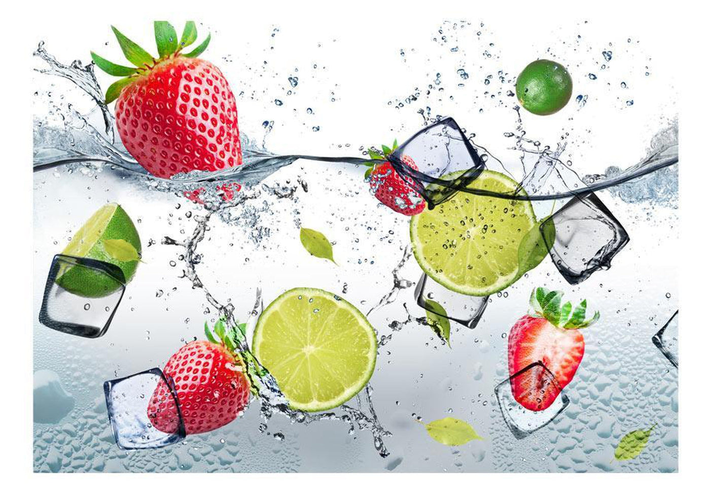 Peel and stick wall mural - Fruit cocktail-TipTopHomeDecor