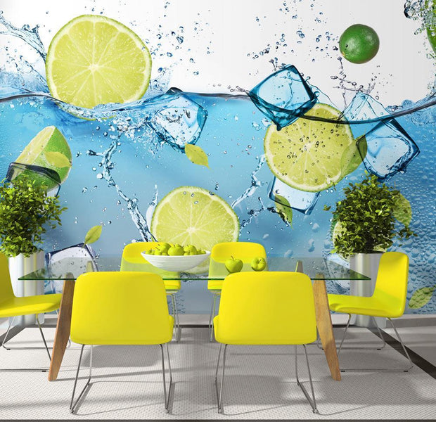 Peel and stick wall mural - Refreshing lemonade-TipTopHomeDecor