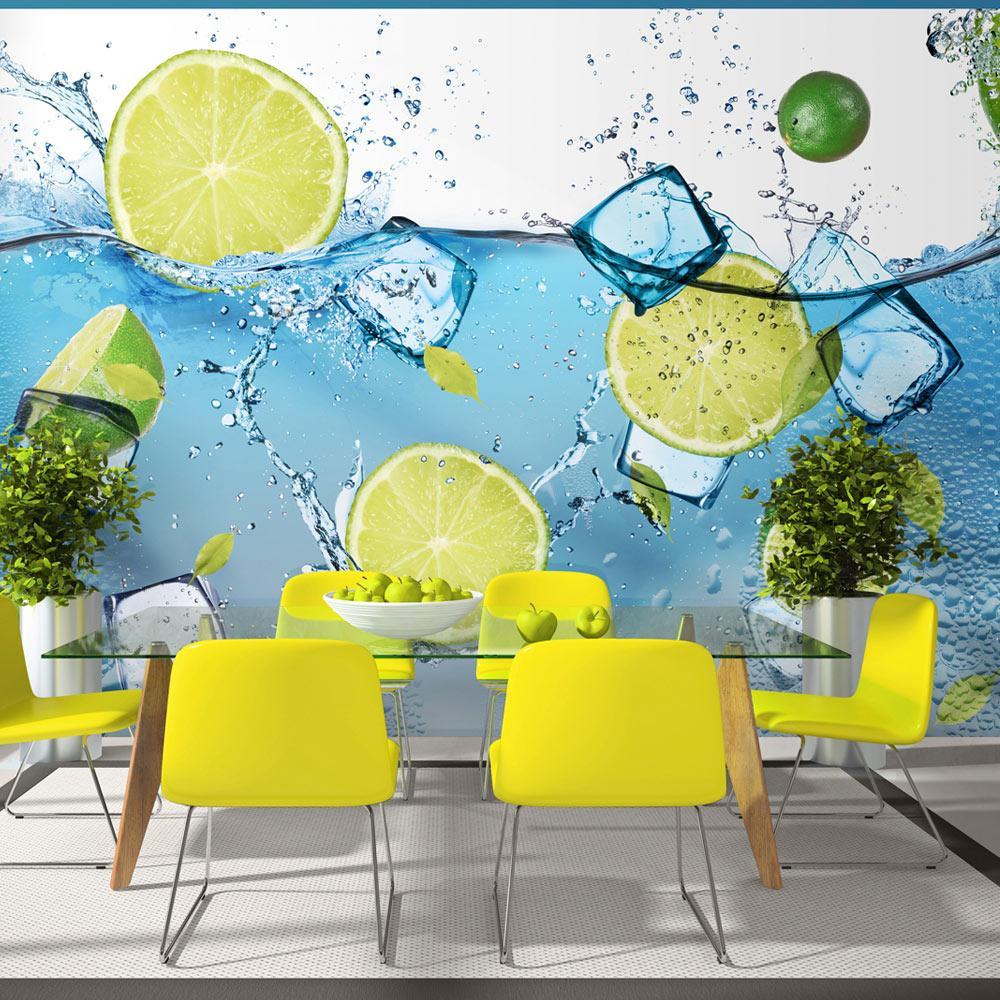 Peel and stick wall mural - Refreshing lemonade-TipTopHomeDecor