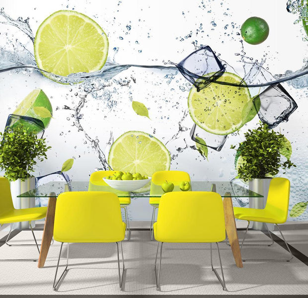 Peel and stick wall mural - Refreshing wave-TipTopHomeDecor
