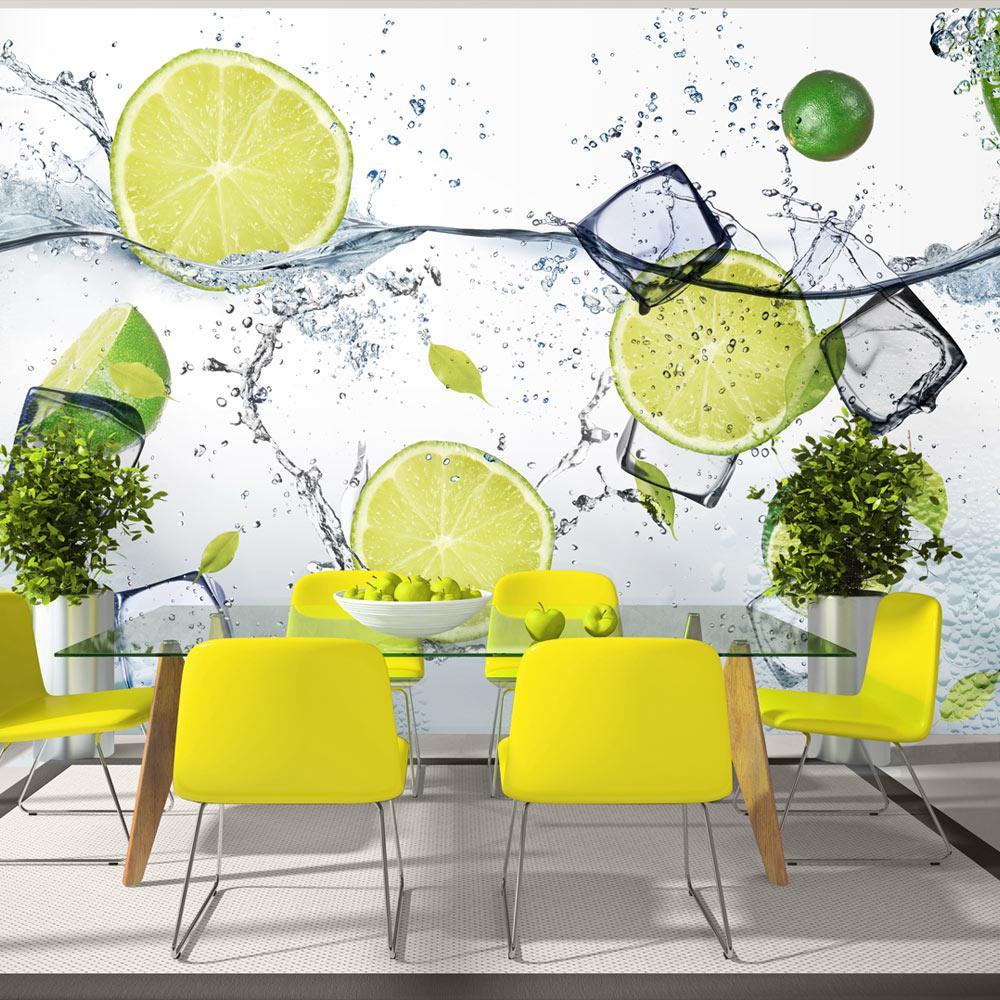 Peel and stick wall mural - Refreshing wave-TipTopHomeDecor