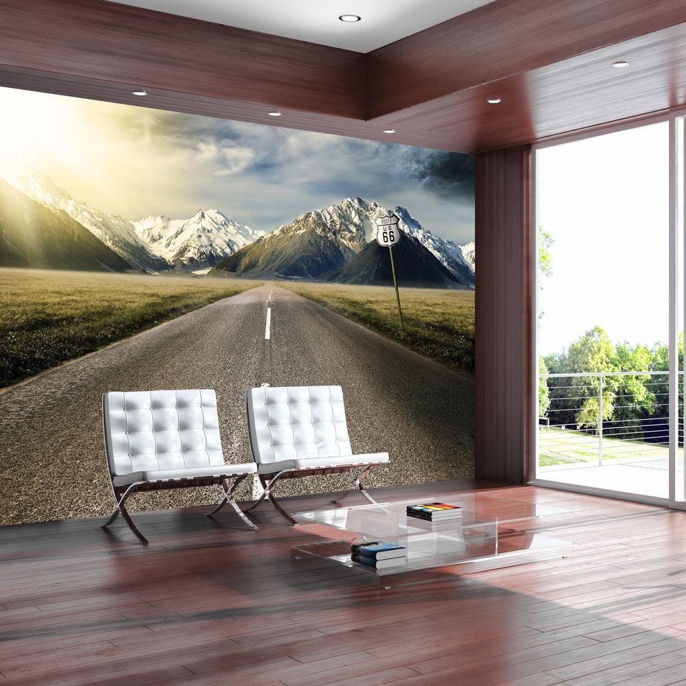Peel and stick wall mural - The long road-TipTopHomeDecor
