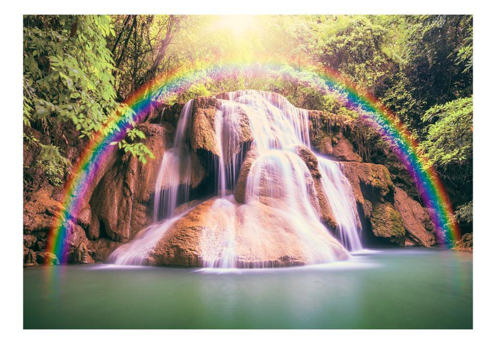 Peel and stick wall mural - Magical Waterfall-TipTopHomeDecor