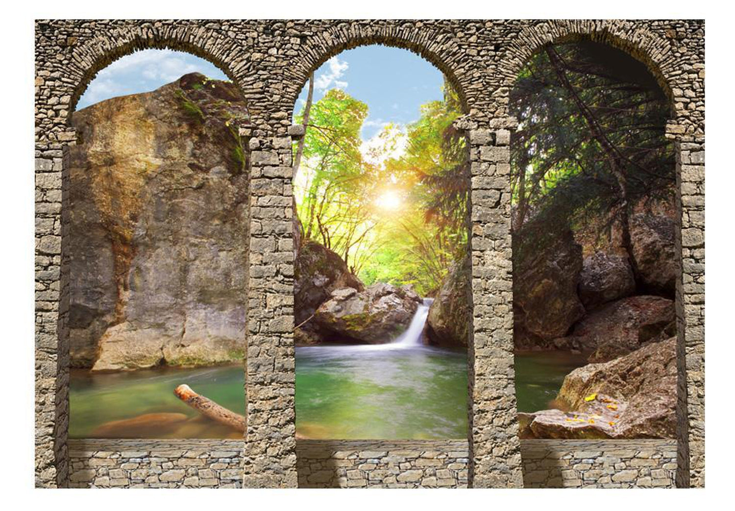 Peel and stick wall mural - Morning relaxation-TipTopHomeDecor