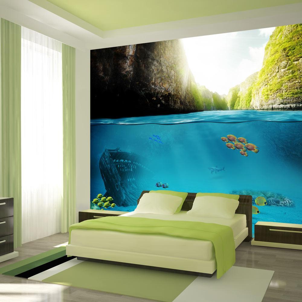 Peel and stick wall mural - Under the waterline-TipTopHomeDecor