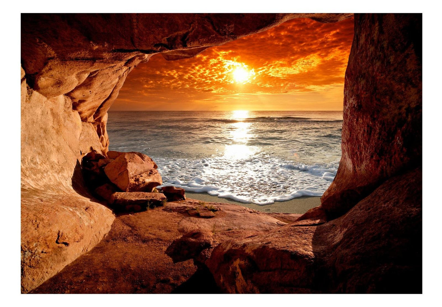 Peel and stick wall mural - Exit from the Cave-TipTopHomeDecor