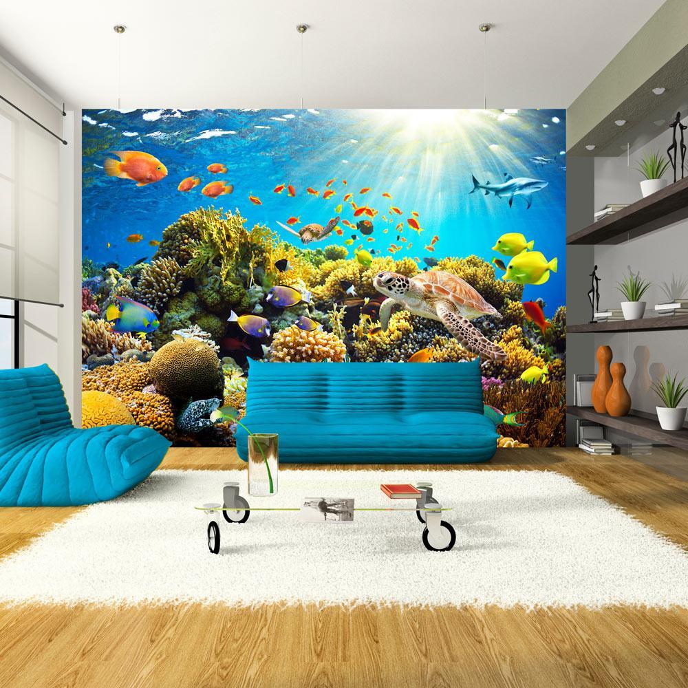 Peel and stick wall mural - Underwater Land-TipTopHomeDecor