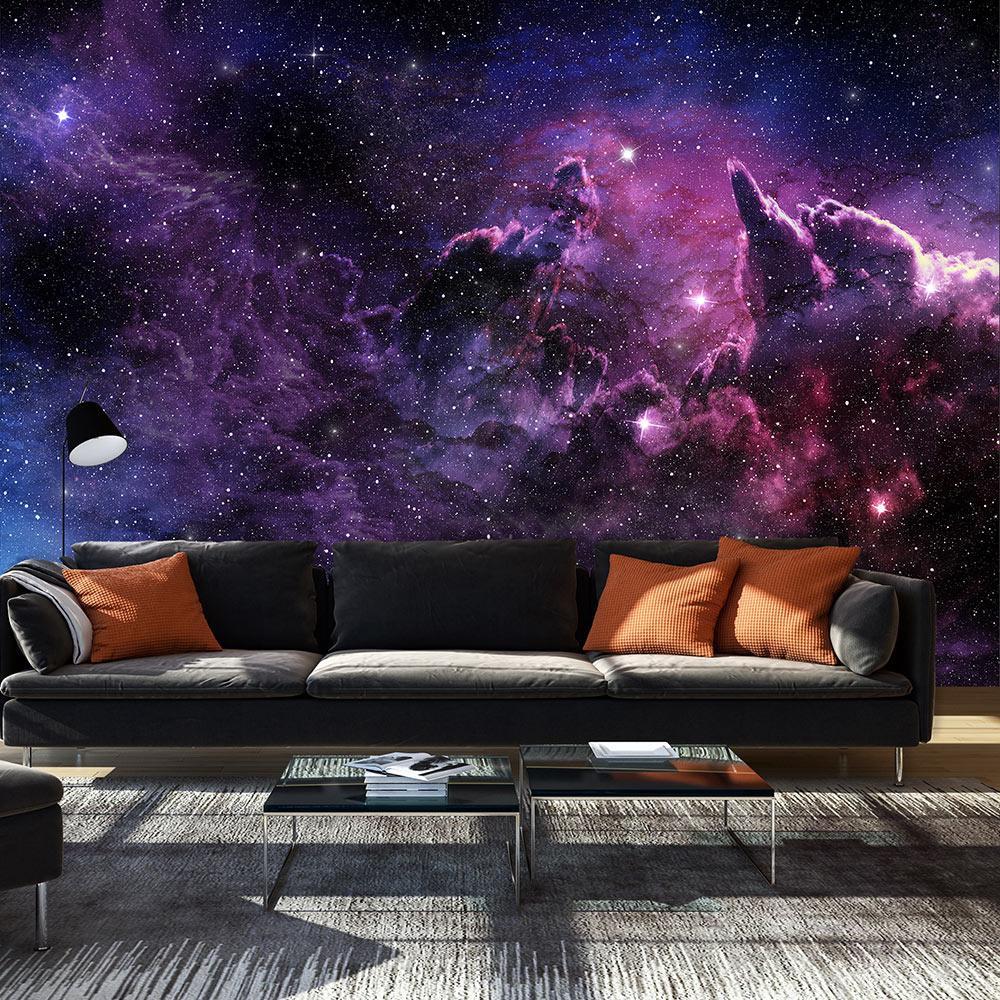 Peel and stick wall mural - Purple Nebula-TipTopHomeDecor