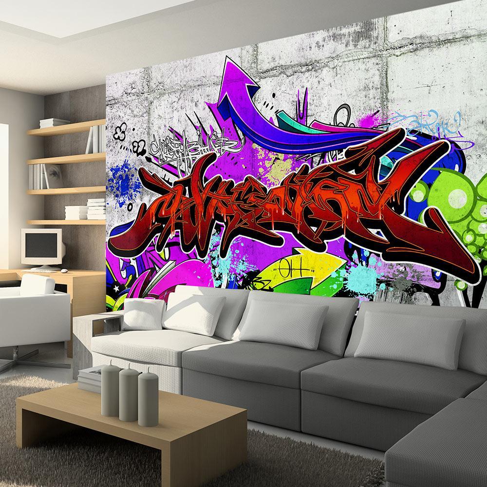 Peel and stick wall mural - Urban Style-TipTopHomeDecor
