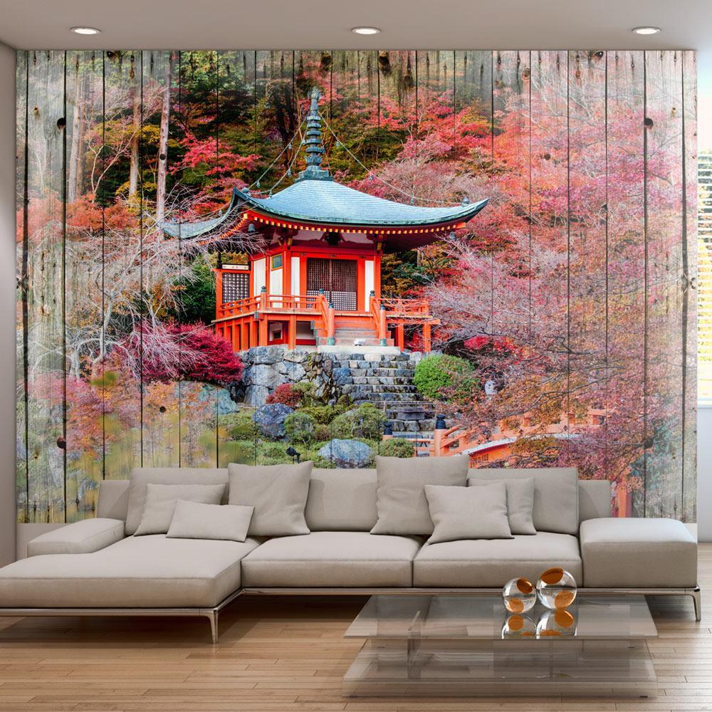 Peel and stick wall mural - Autumnal Japan-TipTopHomeDecor