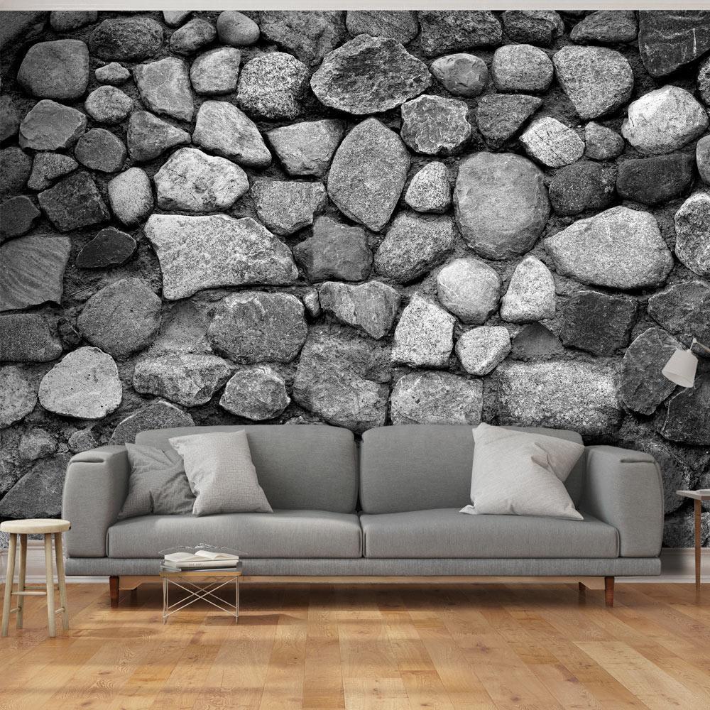 Peel and stick wall mural - Grey Defence-TipTopHomeDecor