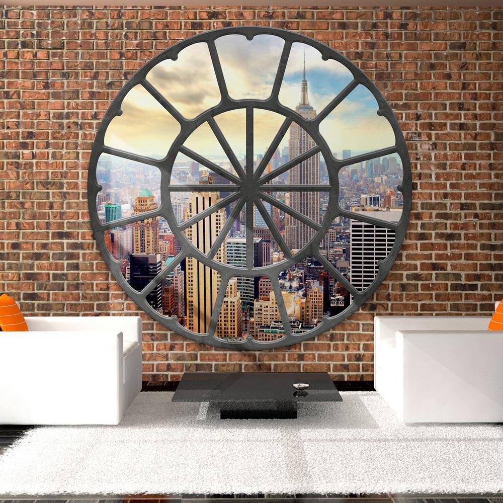 Peel and stick wall mural - New York at lunchtime-TipTopHomeDecor