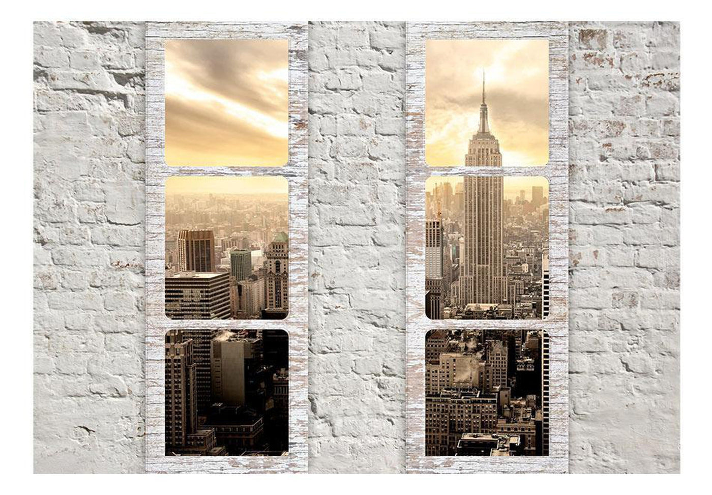 Peel and stick wall mural - New York: view from the window-TipTopHomeDecor