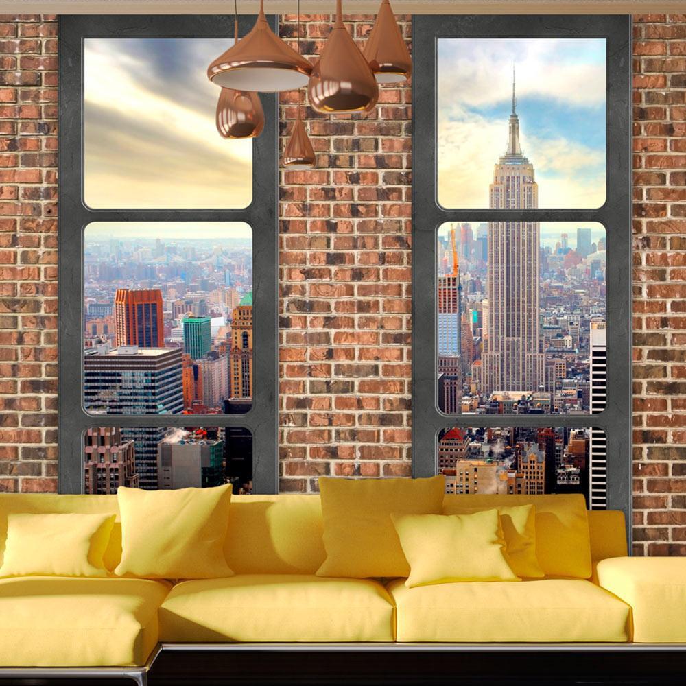 Peel and stick wall mural - The view from the window: New York-TipTopHomeDecor