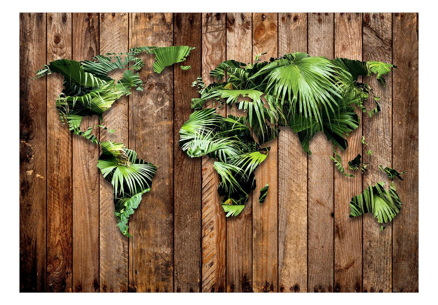 Peel and stick wall mural - Jungle of the World-TipTopHomeDecor