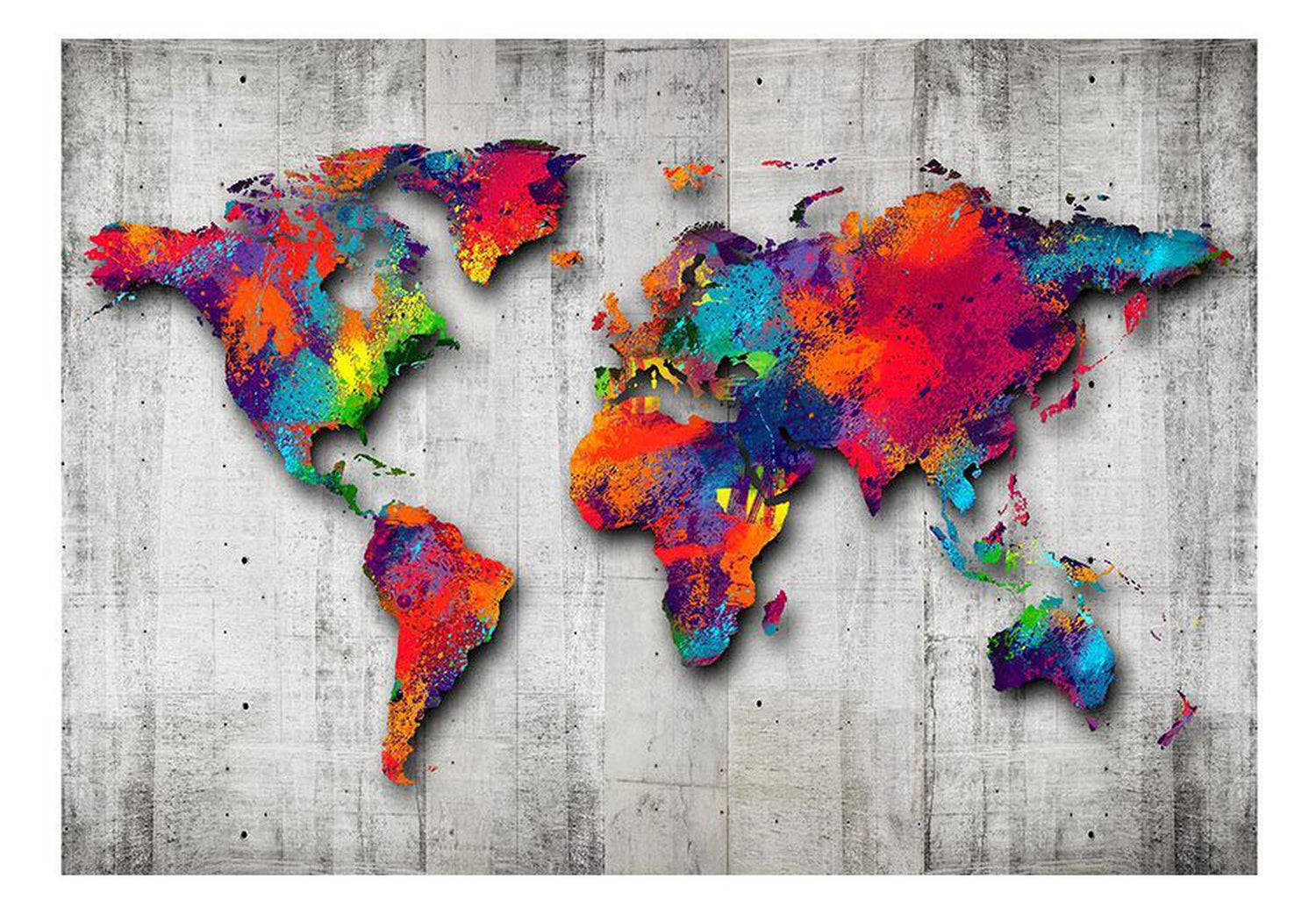 Peel and stick wall mural - Concrete World-TipTopHomeDecor