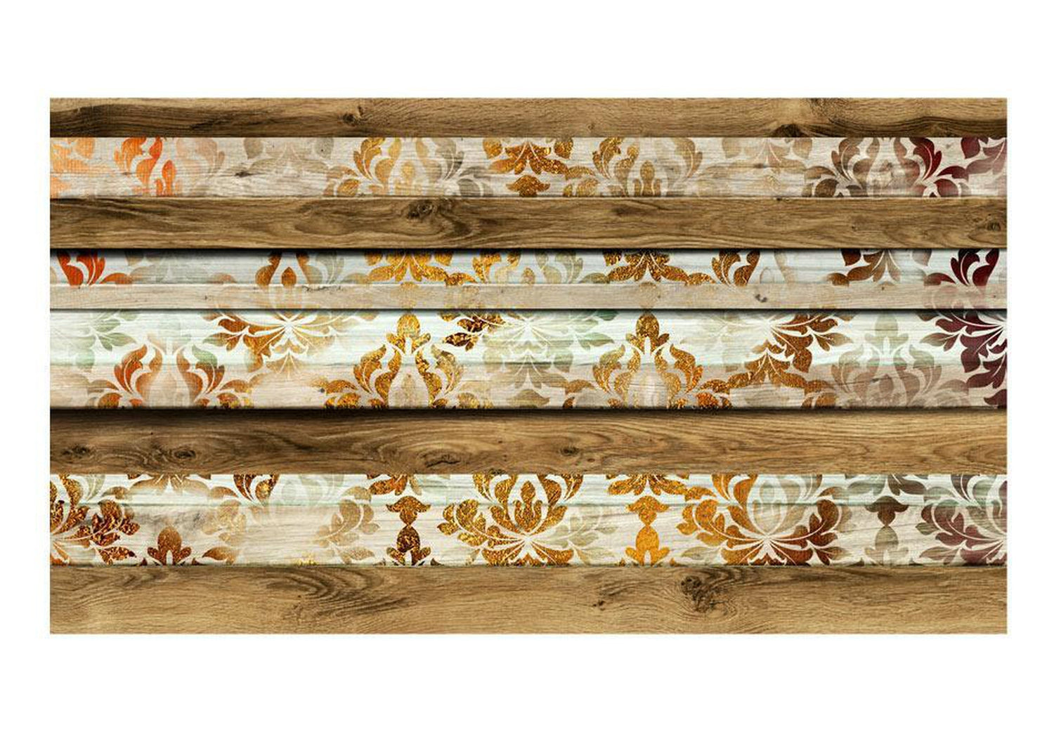 Peel and stick wall mural - Wooden Elegance-TipTopHomeDecor