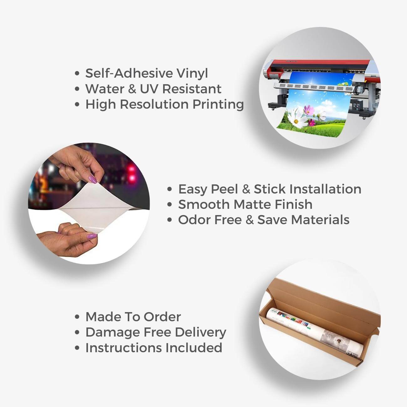 Tiptophomedecor Peel and Stick XXL Wallpaper Wall Mural - Big Concrete Panels - Removable Wall Decals-Tiptophomedecor