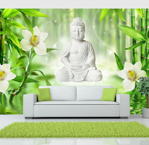 Peel and stick wall mural - Buddha and nature-TipTopHomeDecor