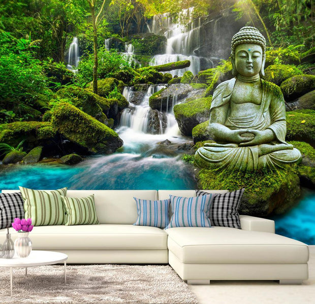 Peel and stick wall mural - Cascades of Calm-TipTopHomeDecor