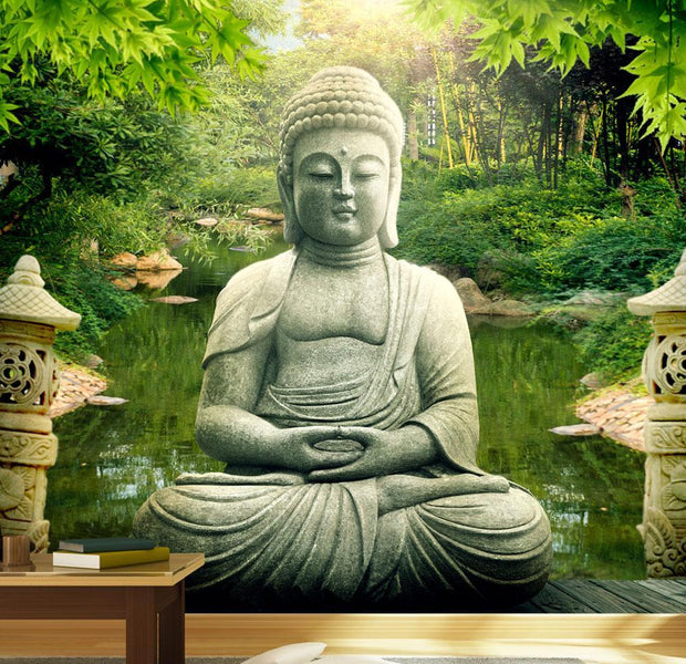 Peel and stick wall mural - Buddha's garden-TipTopHomeDecor