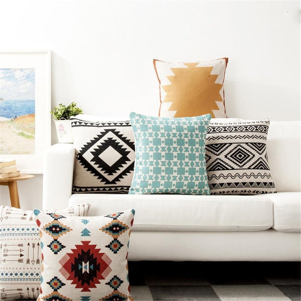 Tribal Ethnic Bohemian Home Decor Sofa Cushion Covers-Tiptophomedecor