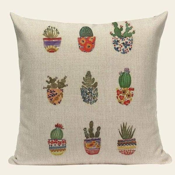 Tropical Cactus Pillow Covers - Tiptophomedecor