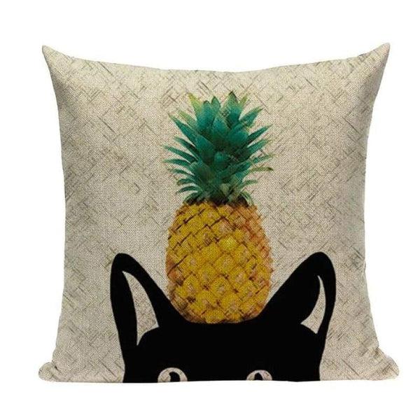 Tiptophomedecor Tropical Pineapple Cushion Covers