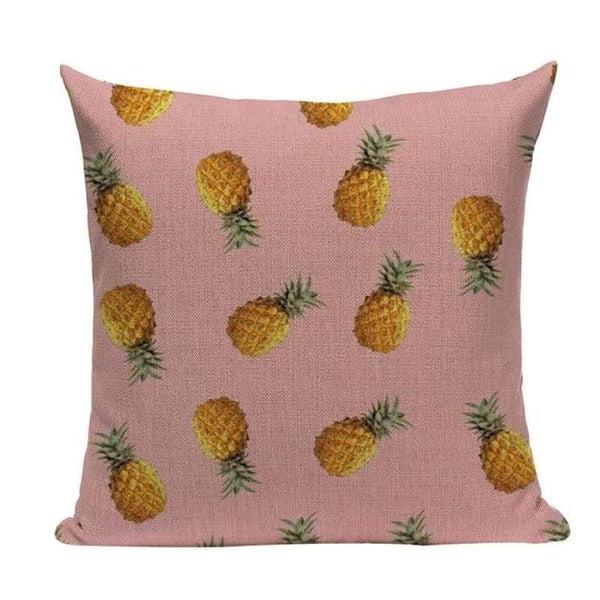 Tiptophomedecor Tropical Pineapple Cushion Covers