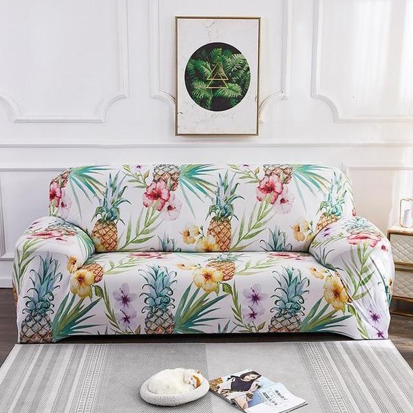 Pineapple Tropical Fruit Sofa Slipcover-TipTopHomeDecor