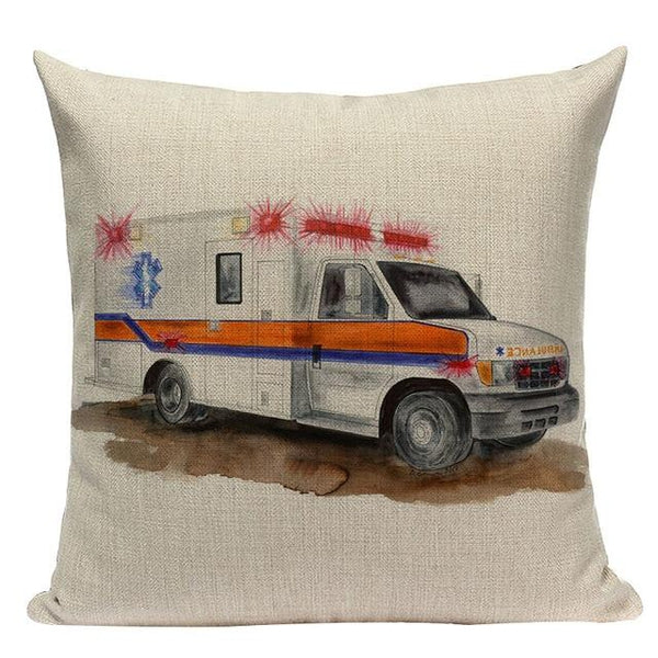 Truck Car Balloon Painting Pillow Cases-TipTopHomeDecor