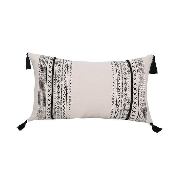 Vintage Black Beige Scandinavian Cushion Covers-TipTopHomeDecor
