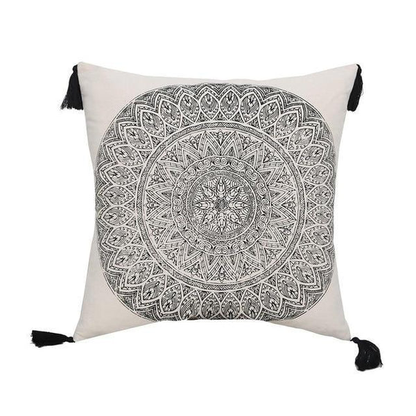 Vintage Black Beige Scandinavian Cushion Covers-TipTopHomeDecor