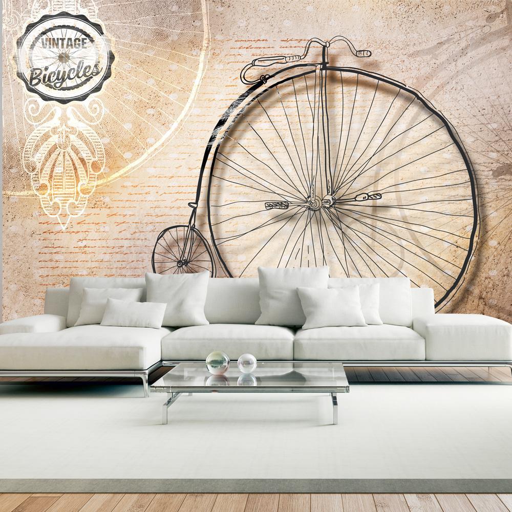 Wall mural - Vintage bicycles - sepia-TipTopHomeDecor