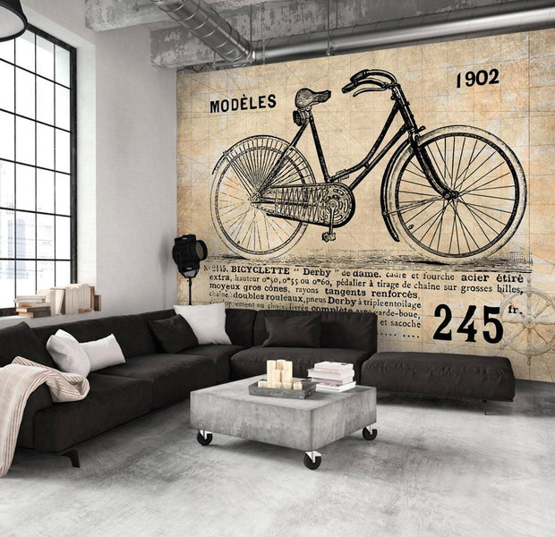 Wall mural - Old School Bicycle-TipTopHomeDecor