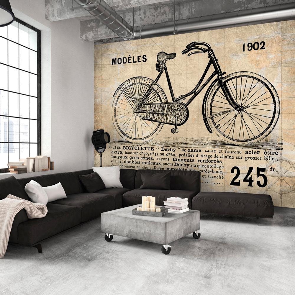 Wall mural - Old School Bicycle-TipTopHomeDecor