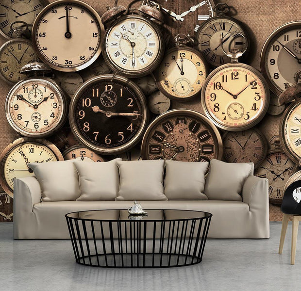 Wall mural - Old Clocks-TipTopHomeDecor