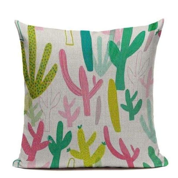 Watercolor Cactus Cushion Covers - Tiptophomedecor
