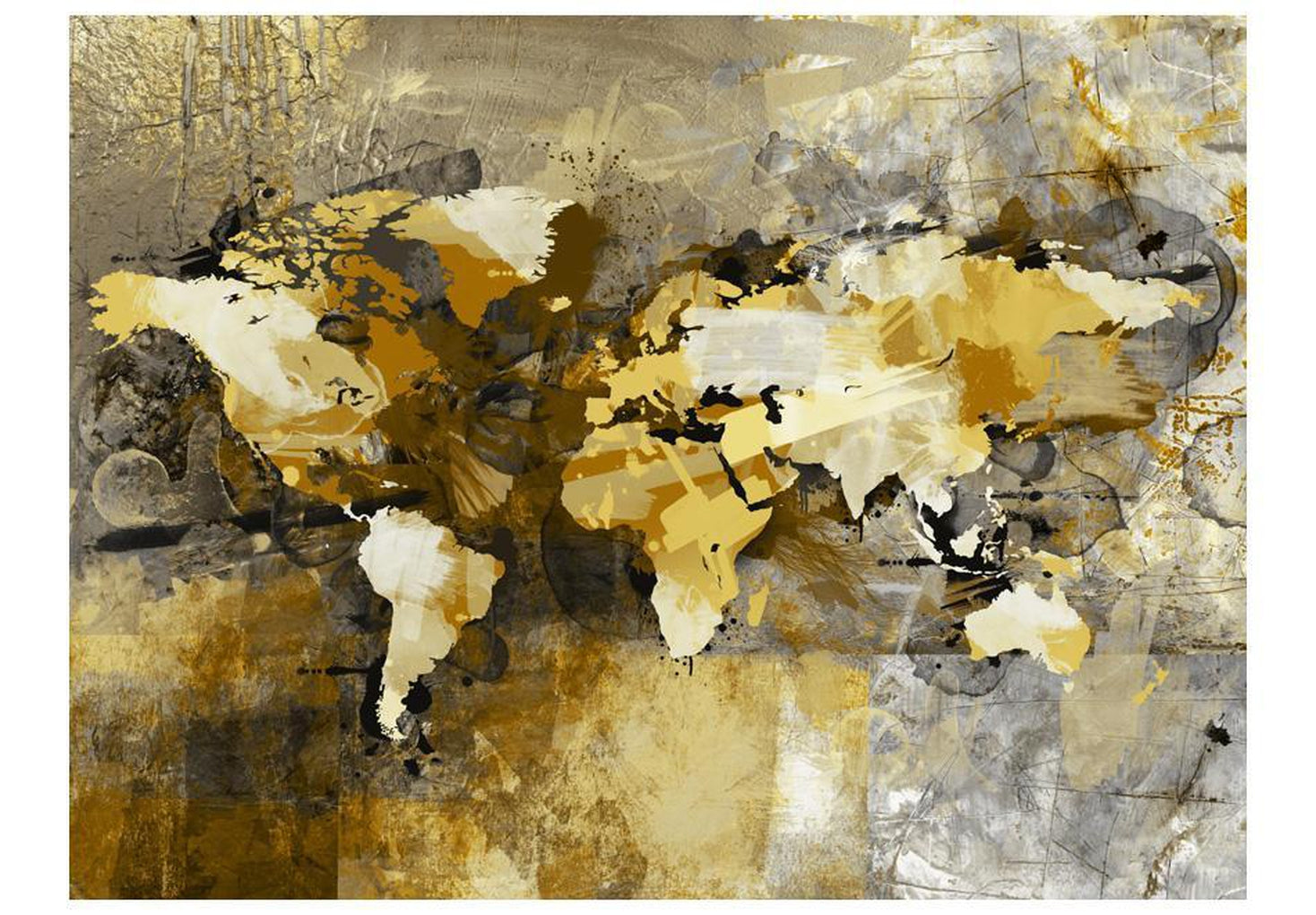 Wall mural - Artistic map of the World-TipTopHomeDecor