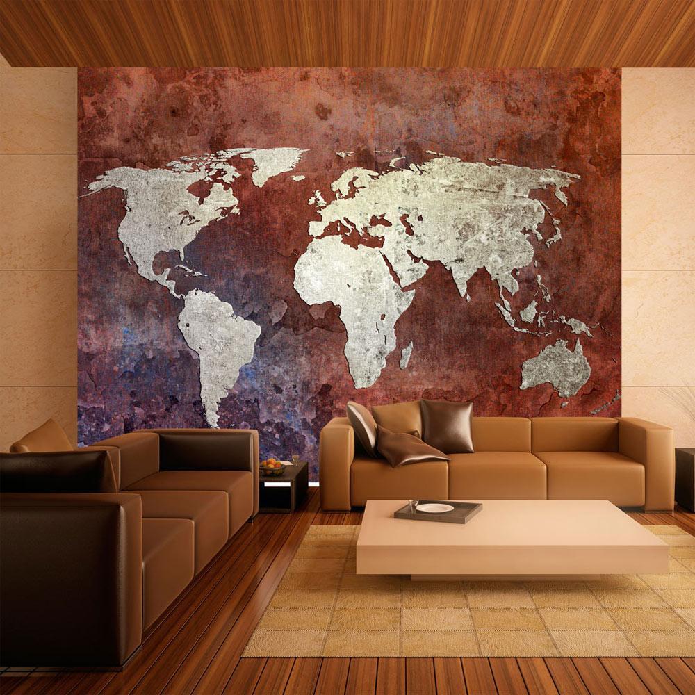 Wall mural - Iron continents-TipTopHomeDecor