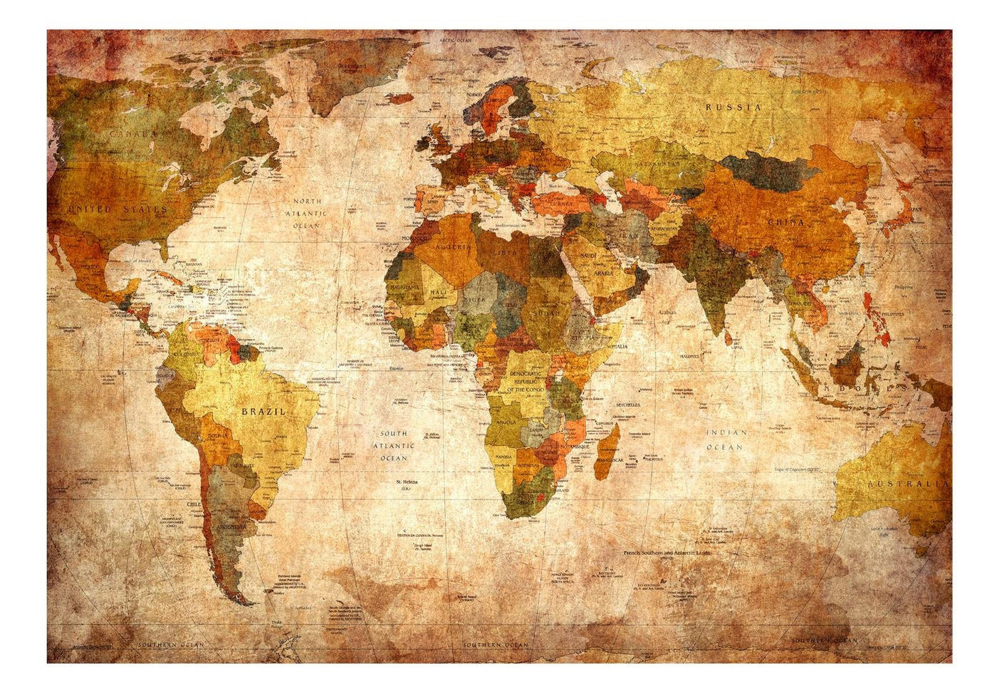 Wall mural - Old World Map-TipTopHomeDecor