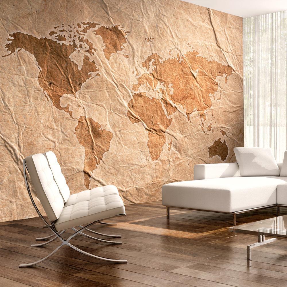 Wall mural - Sandy Map-TipTopHomeDecor