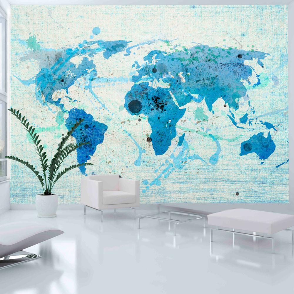 Wall mural - Cruising and sailing - The World map-TipTopHomeDecor